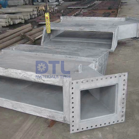 Cast snout in ss316L Ferrite free