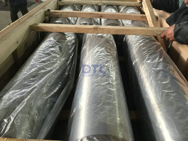 7 centrifugal cast tubes packed 