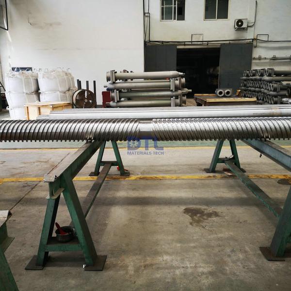 machined rollers for furnace