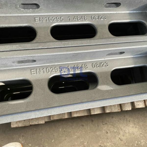 Investment cast furnace supports