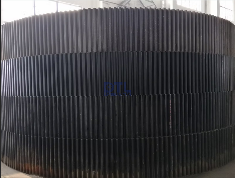 Girth Gear Blank under Machining