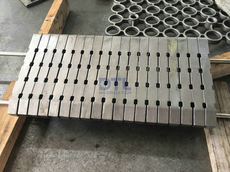 4 Assembly test for incineration grate blocks 