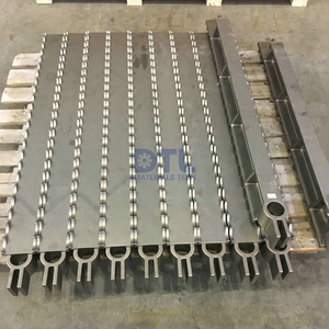 Cast alloy beams for walking beam furance