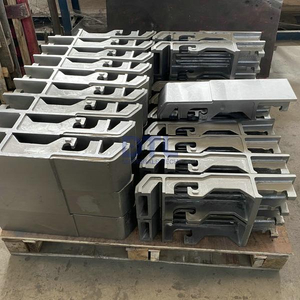 side block for incinerator grate blocks 