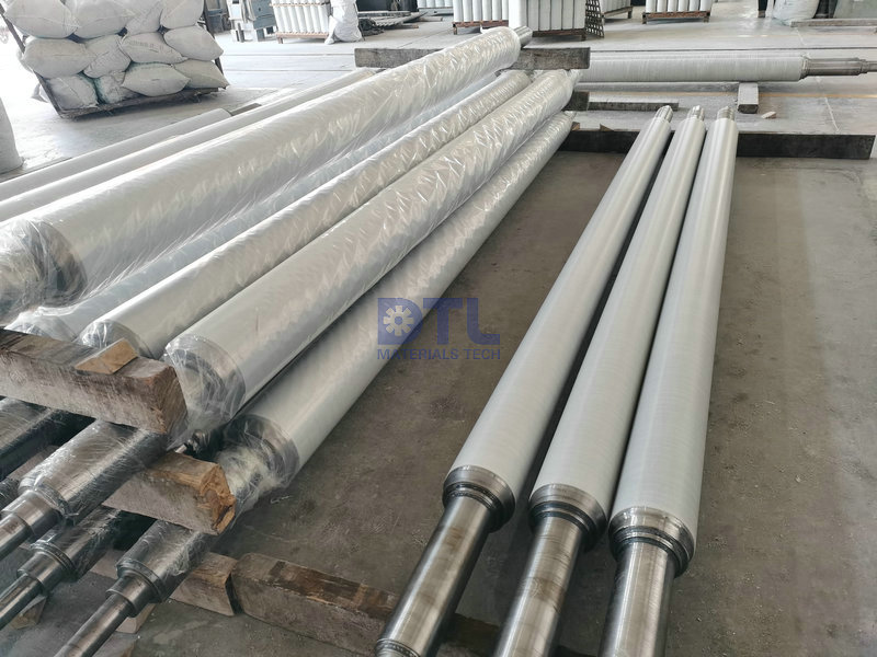 fiber rolls for cold rolled stainless steel pickling line