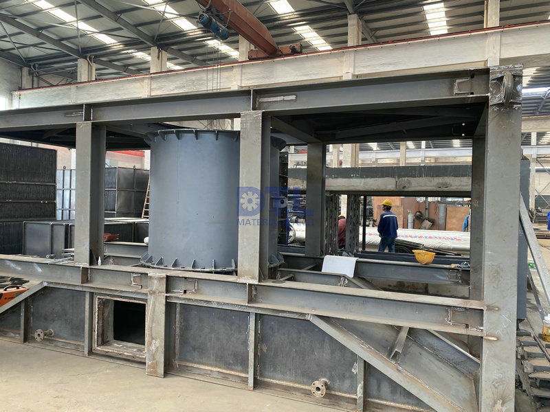 heating furnace under fabrication