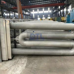 Spun cast radiant tubes W type