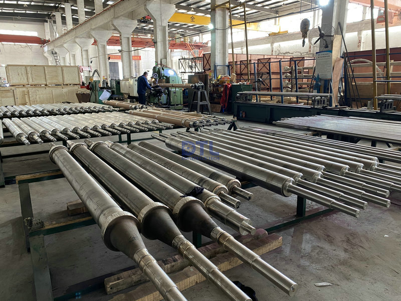 Centrifugal cast rolls for titanium heat treatment furnace