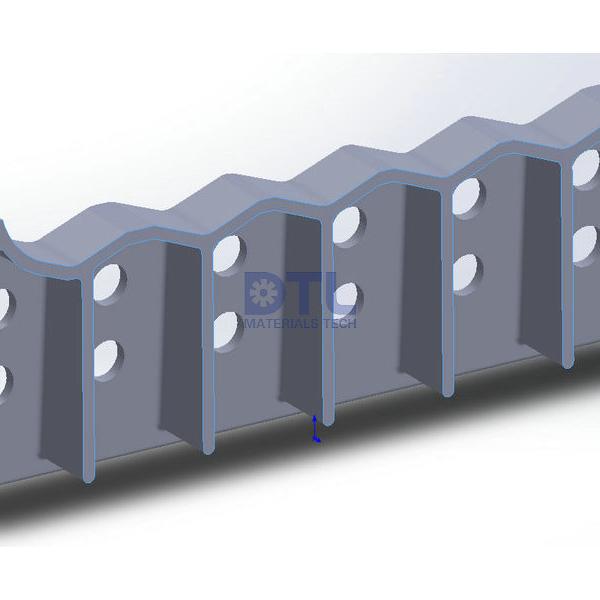 Walking beams for tubes furnace