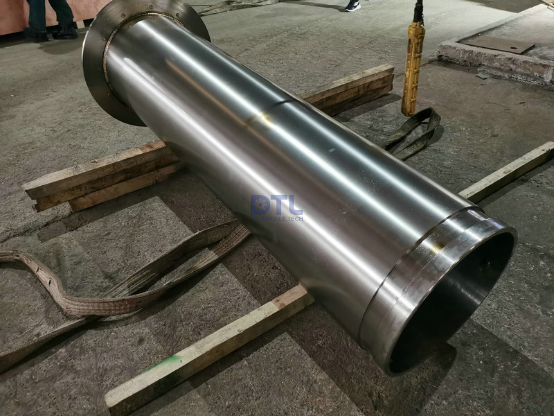 2 centrifugally cast tubes machined 