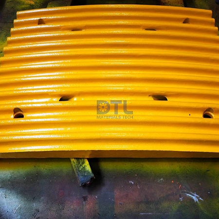 Chromium Casting Pipe Liner for Hot Tube Digestion Spool High Manganese Steel Lining Plates for Cone Crushers