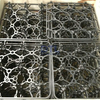 Investment cast alloy steel grids