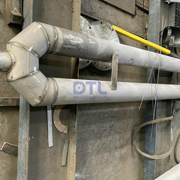 Weld fabricated radiant tubes 