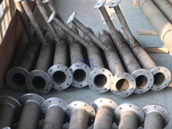 End Tubes for Tungsten Reduction Furnace