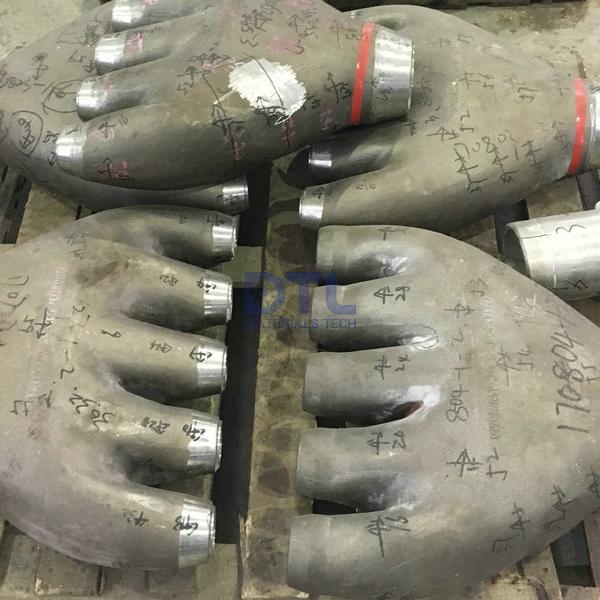 Wye Piece Fittings Assembly with Centrifugal Cast Tubes