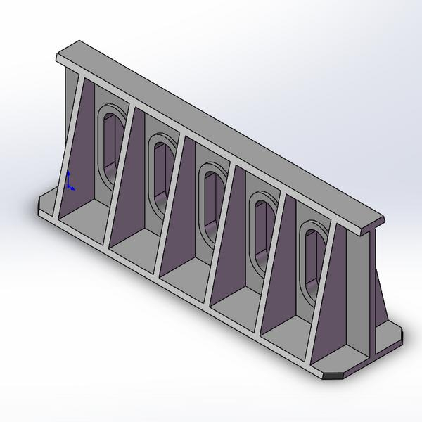 Furnace job pedestals castings 