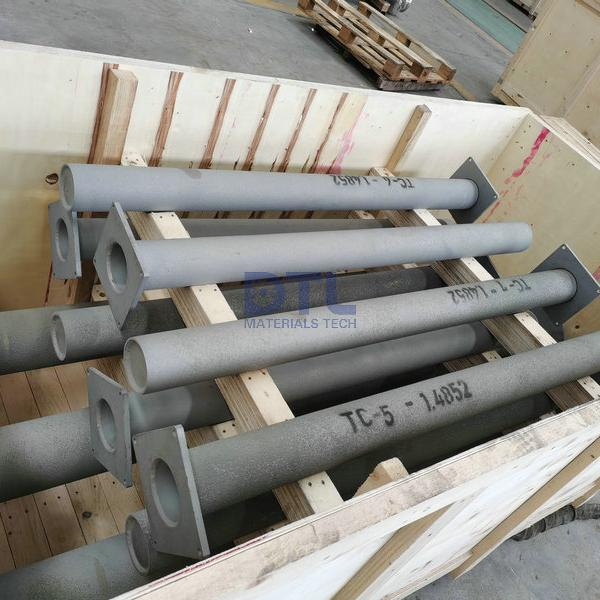 Straight radiant tube heater