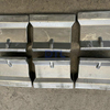 Skid riders for push type furnaces