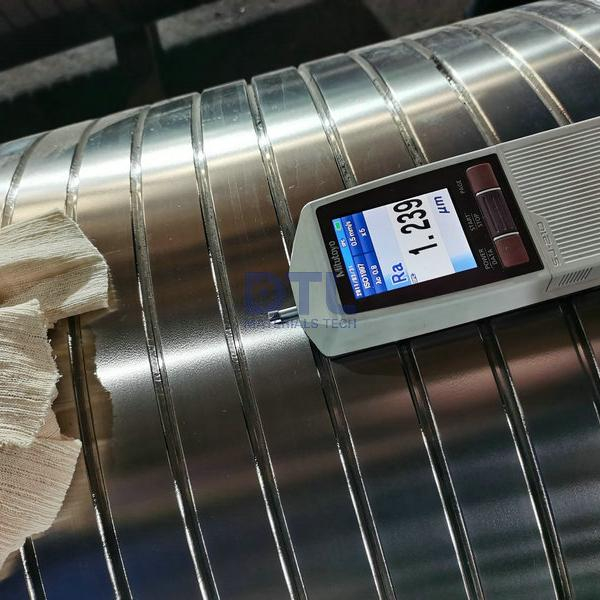 Sink roll for bath roll equipment after PT test