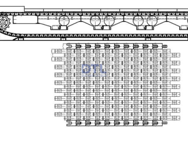 Chain Belt Grate Stoker under Assembly