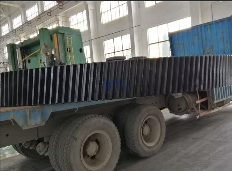 Girth Gear Blank under Machining