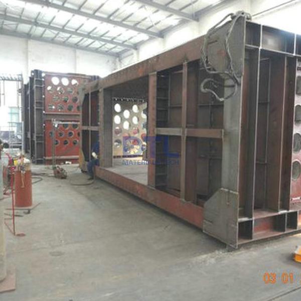Modular Fabrication of Steel Structure of Convection Chamber