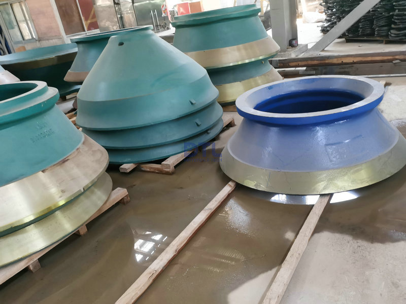 high manganese steel lining plates for cone crushers 