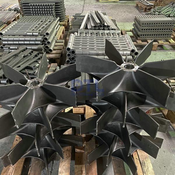 Cast fan impellers
