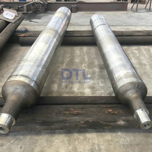 Cast rotary retort machined