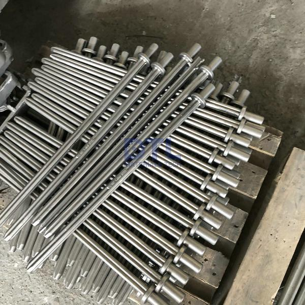 Investment cast loading bars