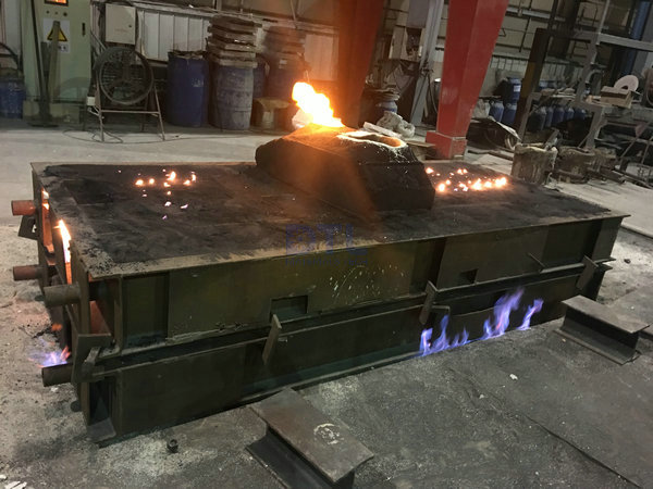 Steel Molten Pouring for Sand Casting 
