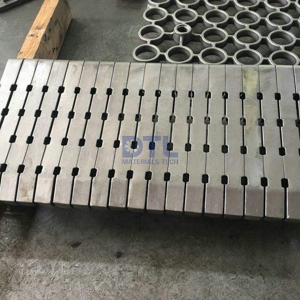 side block for incinerator grate blocks 