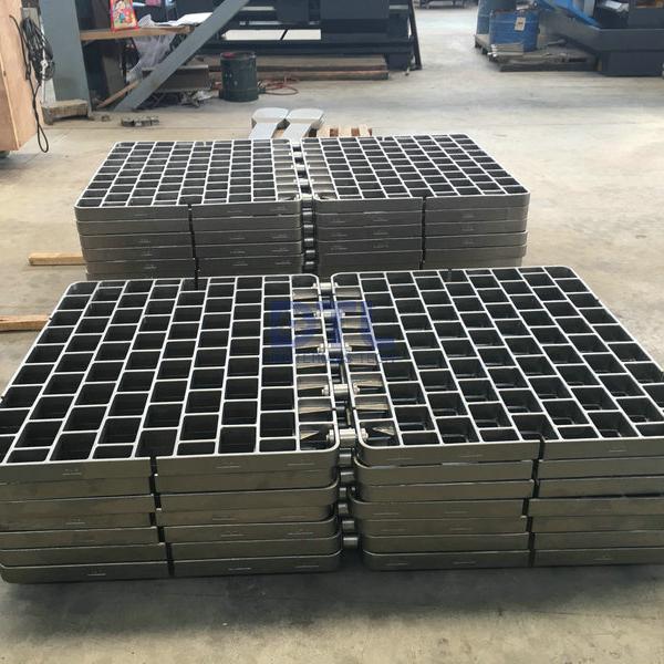 Investment cast alloy basket