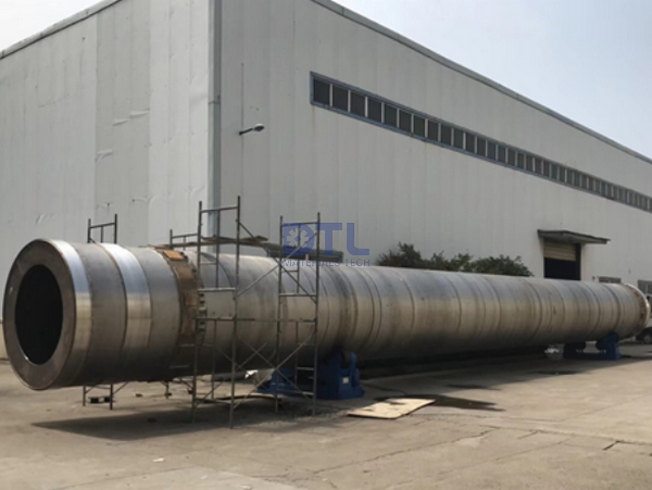 Fabricated Tube for Rotary Kiln System by DTL