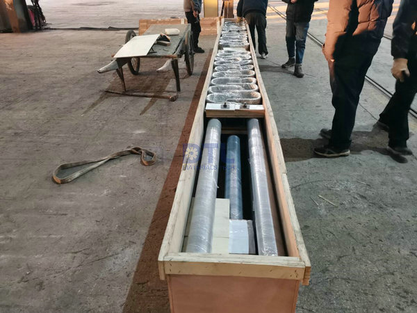 Support Tube by centrifugal casting packed1