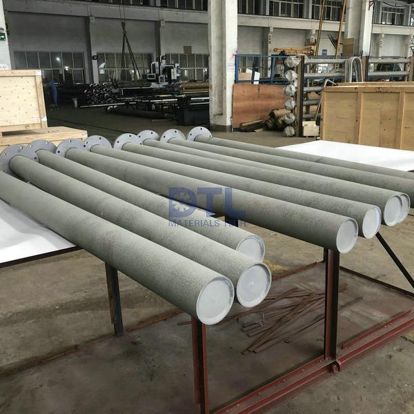 Straight radiant tube heater