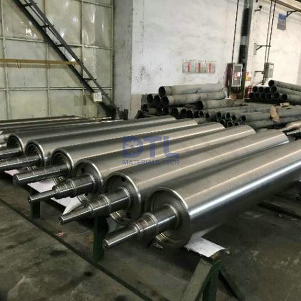 Table rollers for hot strip mills
