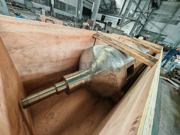 Spiral Rotary Retorts packed