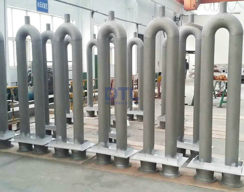 1 . Radiant tubes U type by spun casting