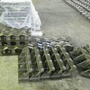 Cast alloy beams for walking beam furance