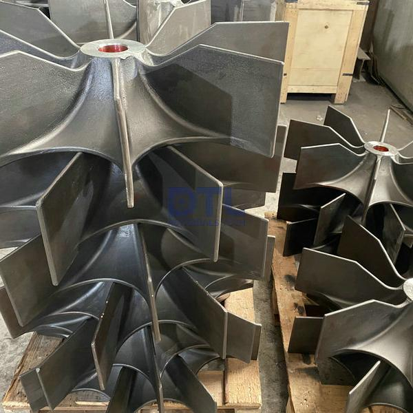 Cast fan impellers
